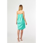 Полотенце вафельное для бани «Экономь и Я» (парео женское), 80×144 см, цвет бирюзовый - Фото 2