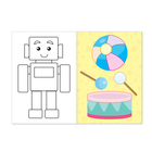 Аппликация для малышей «Игрушки», 20 стр., формат А4 - Фото 4