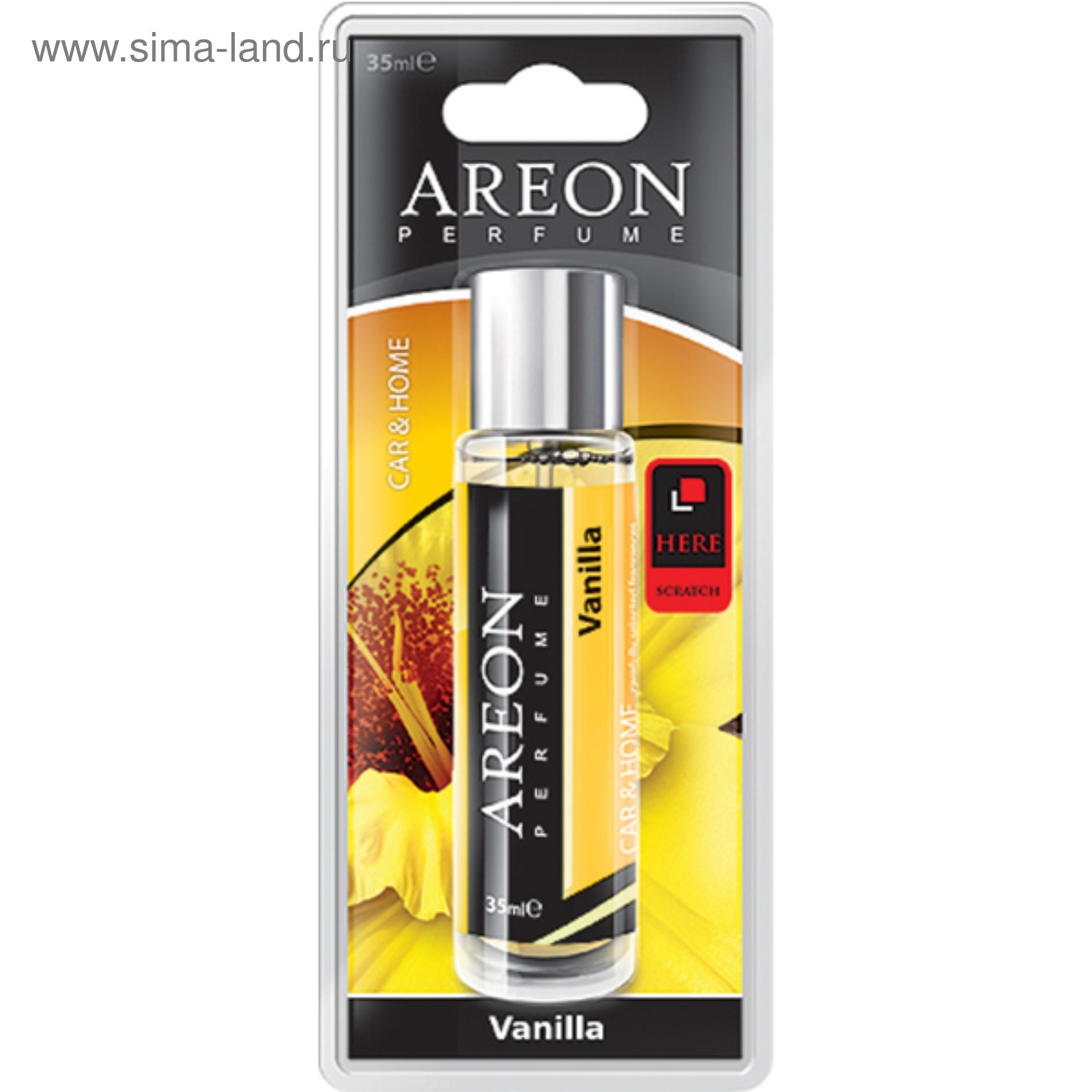 Ароматизатор Areon Perfume, спрей, блистер, аромат ваниль, 35 мл 27053c  (4605290) - Купить по цене от 365.00 руб. | Интернет магазин SIMA-LAND.RU