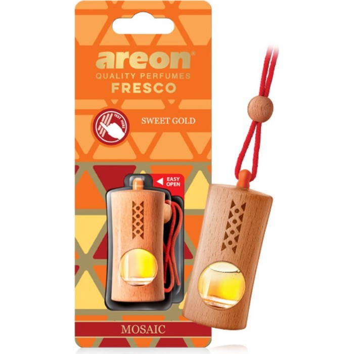 Ароматизатор на зеркало Areon fresco Mosaic sweet gold=704-FGM-04 - Фото 1