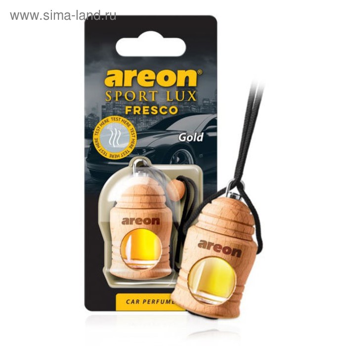 Ароматизатор на зеркало Areon fresco, бутылочка, Sport Lux gold 704-051-L01 - Фото 1
