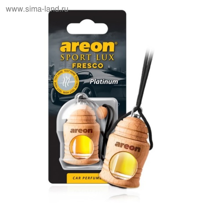 Ароматизатор на зеркало Areon fresco, бутылочка, Sport Lux platinum 704-051-L03 - Фото 1
