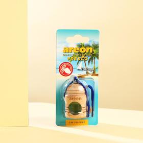 Ароматизатор Areon Fresco, на зеркало, аромат тортуга, бутылочка 44275a