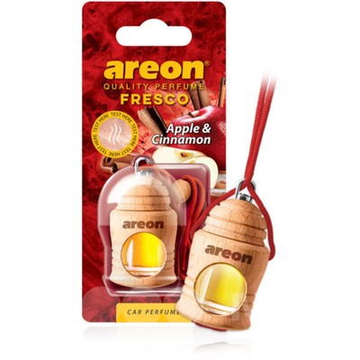 Ароматизатор Areon Fresco, на зеркало, аромат яблоко-корица, бутылочка 44276a
