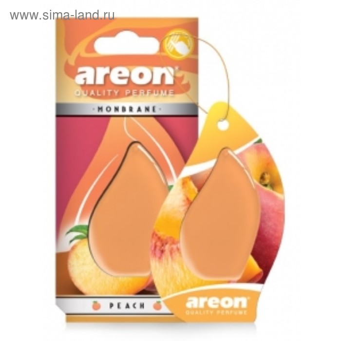 Ароматизатор Areon Monbrane Peach, на зеркало 141493a - Фото 1
