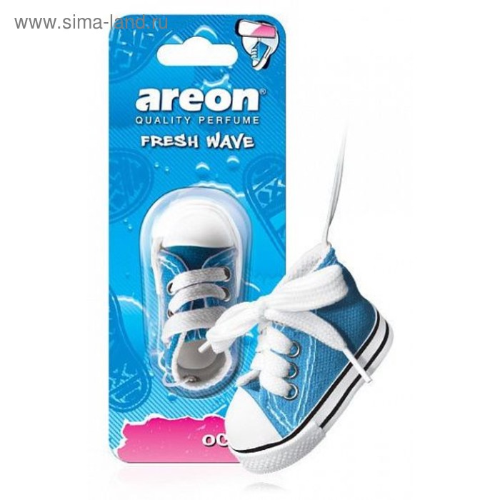 Ароматизатор Areon Refreshment «Кед», на зеркало, цвет синий, аромат океан 39450a - Фото 1