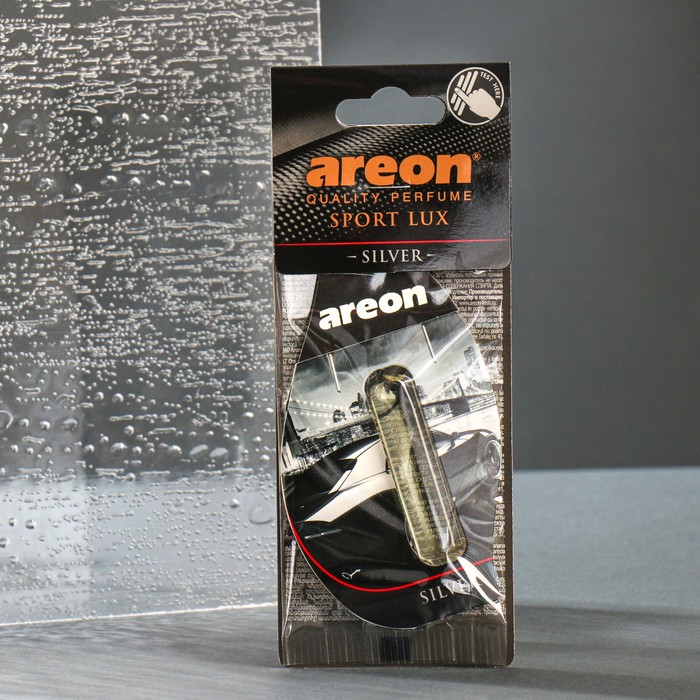 Ароматизатор на зеркало Areon Liquid lux жидкий silver, 5 мл 704-LX-02 - Фото 1