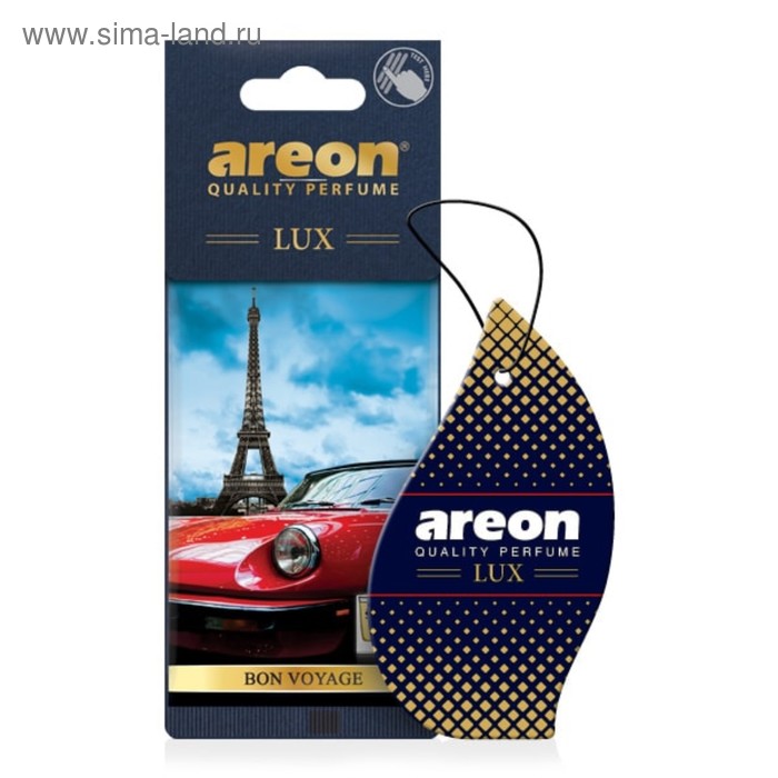 

Ароматизатор Areon Lux Bon Voyage, на зеркало 140421a