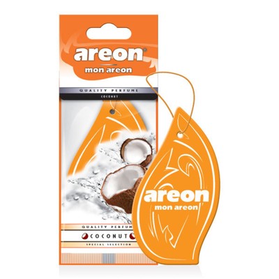 Ароматизатор Areon Mon, на зеркало, аромат кокос 47432a