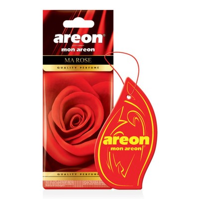 Ароматизатор Areon Mon, на зеркало, аромат роза 51464a