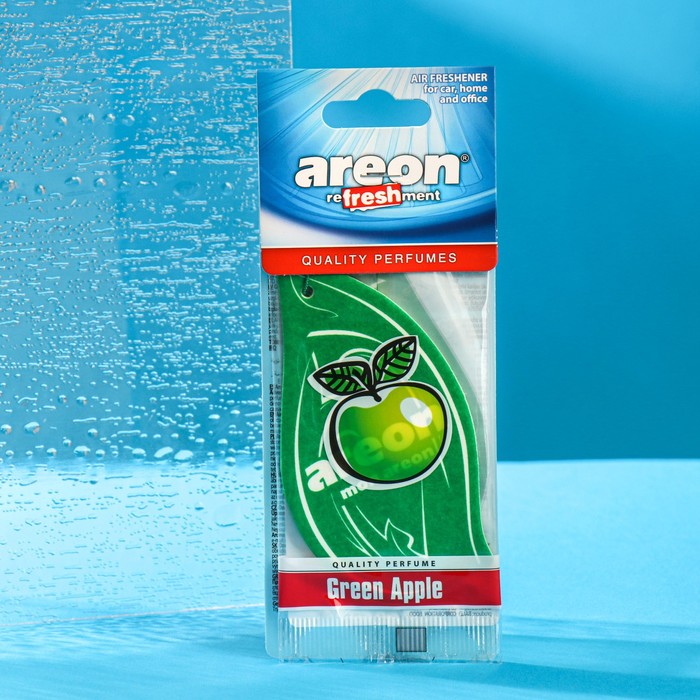 

Ароматизатор Areon Refreshment Mon Classic, на зеркало, аромат зеленое яблоко 47443a