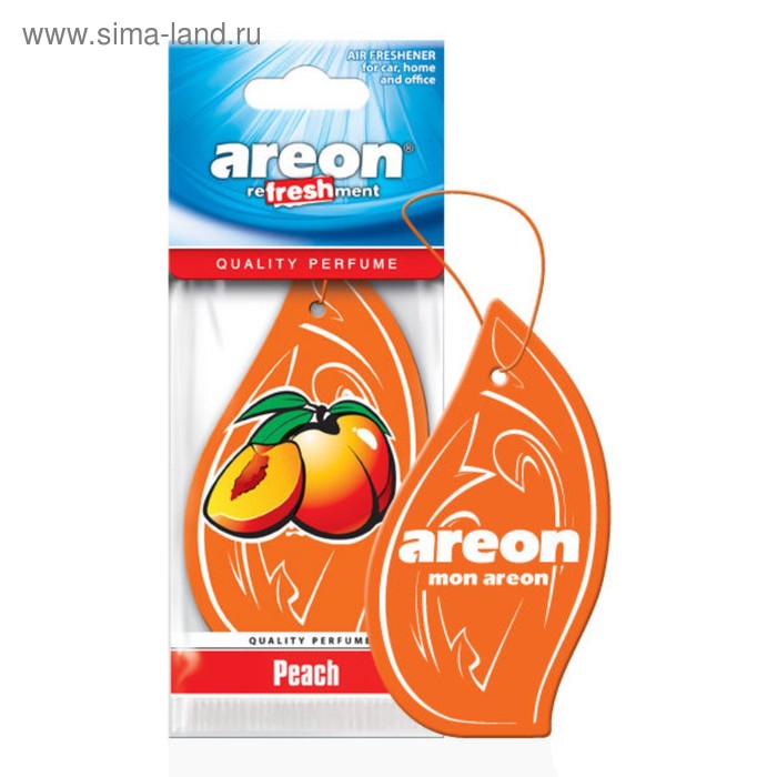 

Ароматизатор Areon Refreshment Mon Classic, на зеркало, аромат персик 47458a