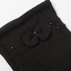 Перчатки женские "Бантик", размер 17, цвет чёрный - Фото 4