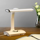 Лампа настольная «Менси», 3 режима, LED, 15 Вт, USB, бело-зелёная, 20×24×23 см  (артикул 4425064)  большой выбор товаров оптом и в розницу по низким ценам с доставкой