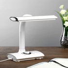 Лампа настольная «Менси», 3 режима, LED, 15 Вт, USB, бело-зелёная, 20×24×23 см  (артикул 4425064)  большой выбор товаров оптом и в розницу по низким ценам с доставкой