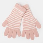 Перчатки для девочки удлинённые, цвет розовый, размер 14 - фото 320092139