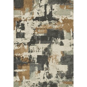 Ковёр прямоугольный Matrix D564, размер 80 х 150 см, цвет cream-gray