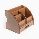 Органайзер 5 секций, 1 выдвижной ящик, серия Ясень шимо, 20×16.5×15.5 см, МИКС - Фото 6