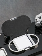 Набор настольный, органайзер 6 в 1 (часы, блок для бумаги, карандашница, визитница), 40×20×15 см - Фото 6