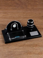 Набор настольный, органайзер 4 в 1 с визитницей и часами, 34×17×13 см - Фото 7