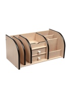 Органайзер 7 секций, 2 выдвижных ящика, венге/дуб молочный, 30×16×15 см - Фото 5