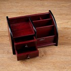 Органайзер 5 секций, 2 выдвижных ящика, 24×14×13 см - Фото 2