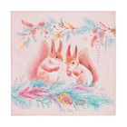 Кухонный набор новогодний «Этель» Pink magic: скатерть 150×110 см ±3 см с ГМВО, салфетка 40×40 см-4 шт., 100% хлопок - Фото 12