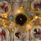 Кухонный набор новогодний «Этель» Pink magic: скатерть 150×110 см ±3 см с ГМВО, салфетка 40×40 см-4 шт., 100% хлопок - Фото 4