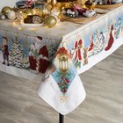 Кухонный набор новогодний «Этель» Christmas time: скатерть 150×180 см ±3 см с ГМВО, салфетка 40×40 см-8 шт., 100% хлопок - Фото 2