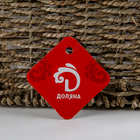 Кашпо плетёное с плёнкой "Цветы", прямоугольное, цвет коричневый - Фото 2