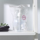 Дозатор для жидкого мыла Доляна, 500 мл, 8,5×17 см, цвет прозрачный - Фото 7