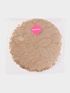 Салфетка сервировочная на стол Доляна «Цветок», d=38 см, золотая - Фото 8