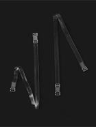 Лямки для бюстгальтера, силиконовые, фурнитура металл, 4 полосы, 1 см, 37 см, пара, прозрачные - Фото 5