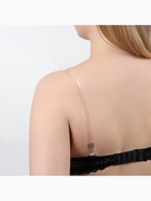 Лямки для бюстгальтера, силиконовые, фурнитура металл, 1 см, 37 см, пара, прозрачные - Фото 7