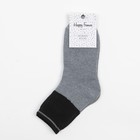 Носки женские махровые, цвет серый/черный, размер 23-25 - Фото 5