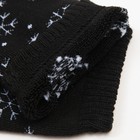 Носки женские махровые «Снежинки», цвет черный, размер 23-25 - Фото 4