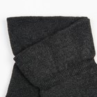 Носки женские махровые «Полоски», цвет серый, размер 23-25 - Фото 3