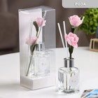 Диффузор ароматический с цветком "Классика", 50 мл, роза, "Богатство Аромата" - Фото 1