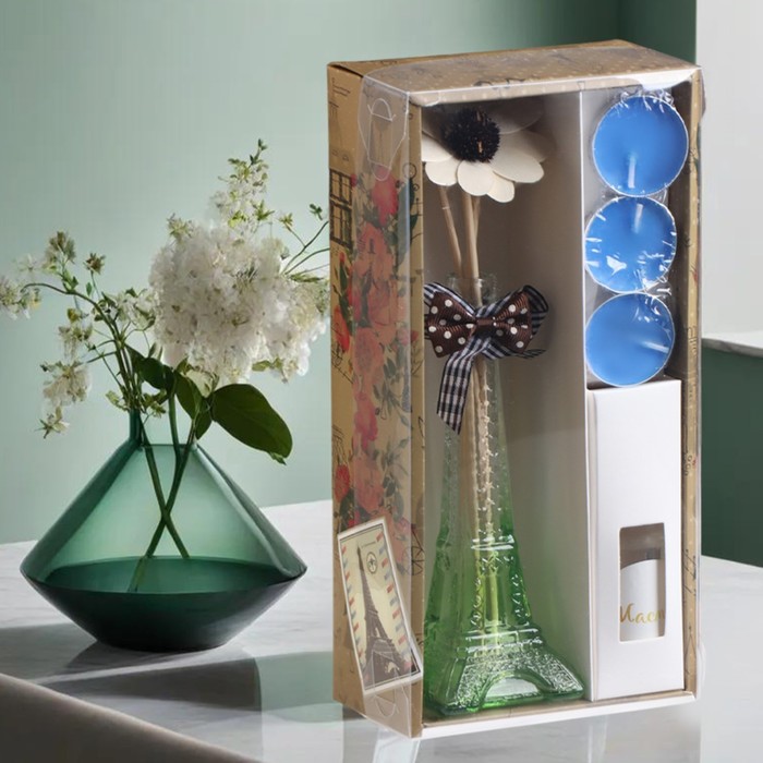 Набор подарочный "Париж" (диффузор и свечи) жасмин, "Богатсво аромата" - фото 1905584650