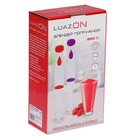 Блендер Luazon LBR-23, погружной, 250 Вт, 1 скорость, бело-красный - Фото 4