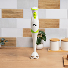 Блендер Luazon LBR-25, погружной, 300 Вт, 2 скорости, бело-зелёный - Фото 1