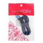 Кабель LuazON, micro USB - USB, 1 А, 1 м, плоский, оплётка нейлон, синий - Фото 3