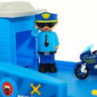 Парковка «Полицейский участок», с металлическими машинами и вертолётом - Фото 3