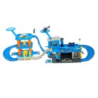 Парковка «Полицейский участок», с металлическими машинами и вертолётом - Фото 9