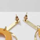 Серьги ассорти «Дежавю», цвет жёлтый в золоте - Фото 2