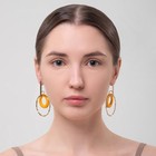 Серьги ассорти «Дежавю», цвет жёлтый в золоте - Фото 3