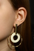 Серьги ассорти «Дежавю», цвет белый в золоте - Фото 6