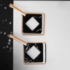 Серьги ассорти «Иллюзия», цвет чёрный в золоте - Фото 4