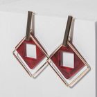 Серьги ассорти «Иллюзия», цвет красный в золоте - Фото 2