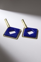 Серьги ассорти «Иллюзия», цвет синий в золоте - Фото 8